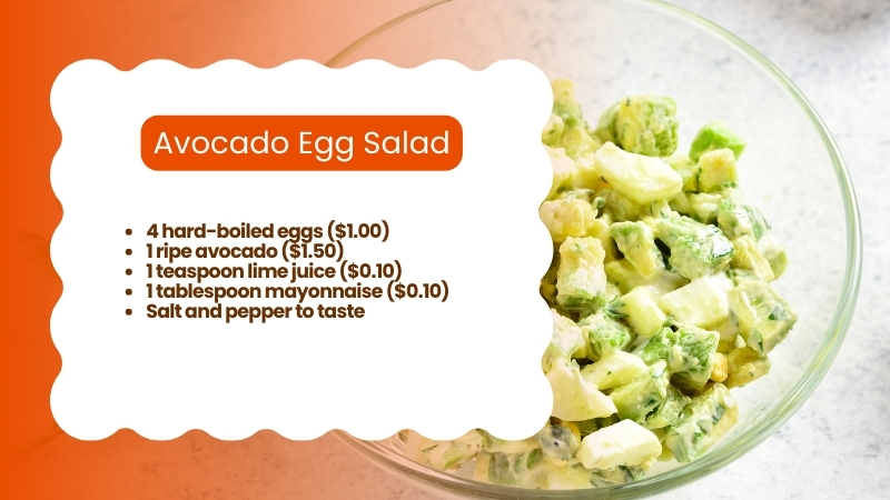 A List of Ingredients for Avocado Egg Salad
