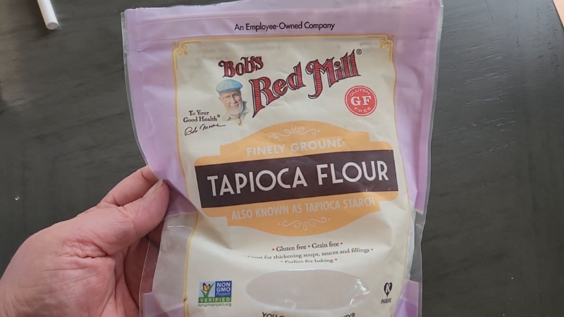 A Package of Bob’s Red Mill Finely Ground Tapioca Flour